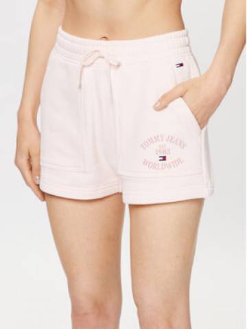 Tommy Jeans Спортивні шорти DW0DW15870 Рожевий Relaxed Fit Tommy Jeans Спортивні шорти DW0DW15870 Рожевий Relaxed Fit