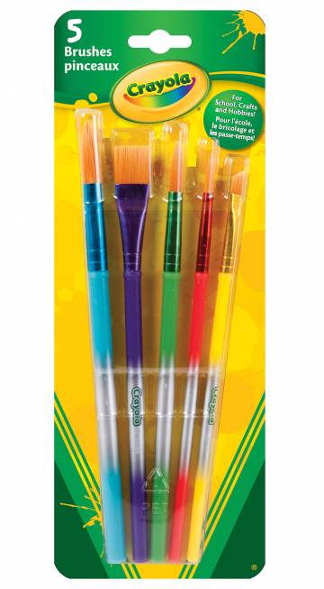 Набір пензликів Crayola 5 шт (256244.012) Набір пензликів Crayola 5 шт (256244.012)