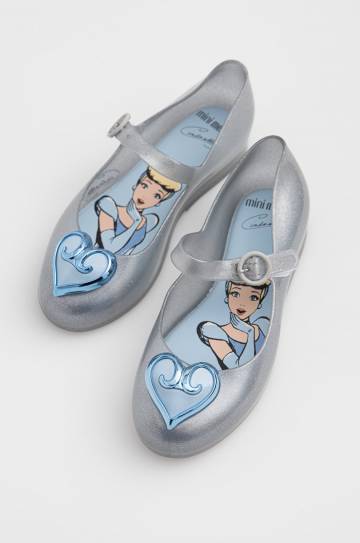 Детские балетки Melissa цвет серебрянный Детские балетки Melissa цвет серебрянный