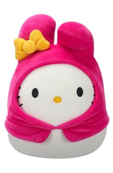 Мягкая игрушка Squishmallows Хелоу Китти в образе Моя Мелоди, от 3 лет, 20 см (SQSN00390)