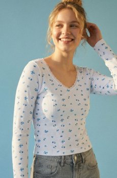 Бавовняна блузка - різнобарвний