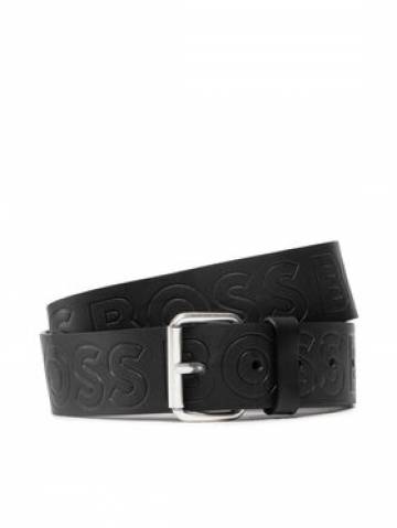 Boss Чоловічий ремінь Serge 50481111 Чорний Boss Чоловічий ремінь Serge 50481111 Чорний