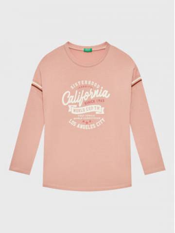 United Colors Of Benetton Блузка 3VR5C108Q Рожевий Regular Fit United Colors Of Benetton Блузка 3VR5C108Q Рожевий Regular Fit