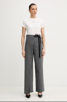 Брюки с добавлением шерсти MM6 Maison Margiela