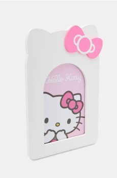 Фоторамка з декоративним 3D бантом Hello Kitty - білий