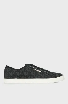 Мужские черные кеды с узором ESS VULC LOW Черный 44 Calvin Klein YM0YM01368