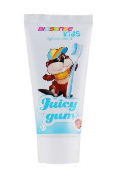 Зубная паста Bioton Сosmetics Biosense Kids Juicy Gum для детей, 50 мл