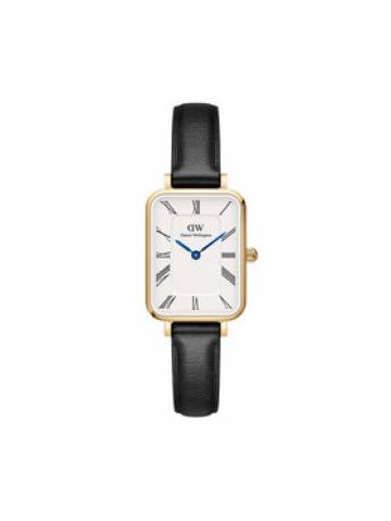 Daniel Wellington Годинник Quadro Roman Numerals Sheffield DW00100692 Чорний Daniel Wellington Годинник Quadro Roman Numerals Sheffield DW00100692 Чорний