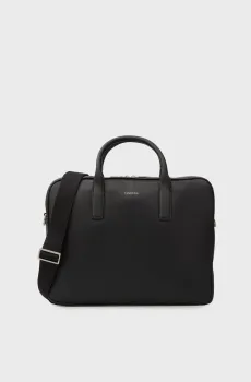 Мужская черная сумка для ноутбука RAISED Черный ONESIZE Calvin Klein LV04D3157G