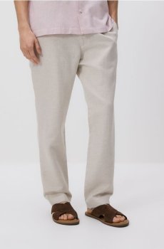 Reserved - Штани чінос regular з білизною - бежевий - 507HR-08M