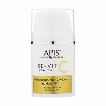 Восстанавливающий дневной крем для лица Apis Natural Cosmetics Re-Vit C Home Care SPF 15 с ретинолом и витамином С, 50 мл Восстанавливающий дневной крем для лица Apis Natural Cosmetics Re-Vit C Home Care SPF 15 с ретинолом и витамином С, 50 мл