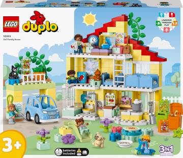 Конструктор LEGO DUPLO Сімейний будинок 3 в 1 (10994) Конструктор LEGO DUPLO Сімейний будинок 3 в 1 (10994)
