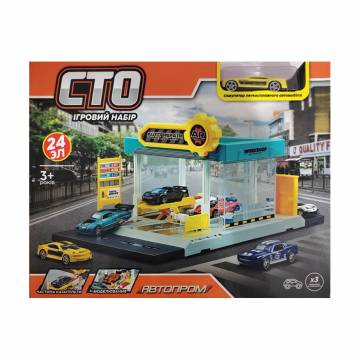 Игровой набор Автопром СТО, от 3 лет, 30*23.5*6 см, 24 элемента (PS005-2) Игровой набор Автопром СТО, от 3 лет, 30*23.5*6 см, 24 элемента (PS005-2)