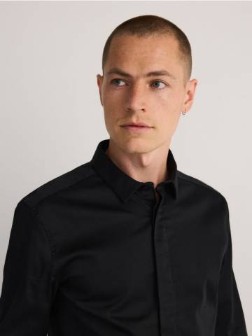 Reserved - Гладка сорочка super slim fit - чорний - 209BK-99X Reserved - Гладка сорочка super slim fit - чорний - 209BK-99X