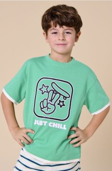 Футболка з короткими рукавами - green spruce