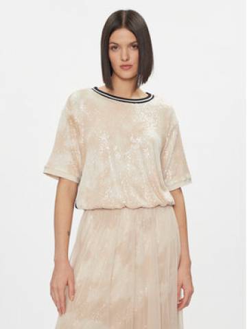 Liu Jo Блузка TA4060 J4623 Бежевий Regular Fit Liu Jo Блузка TA4060 J4623 Бежевий Regular Fit