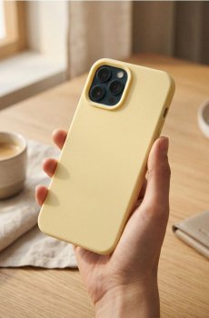 Чохол для iPhone 12/12 Pro - світло-жовтий