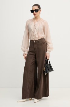 Guess блузка с рюшами для женщин MAELYS