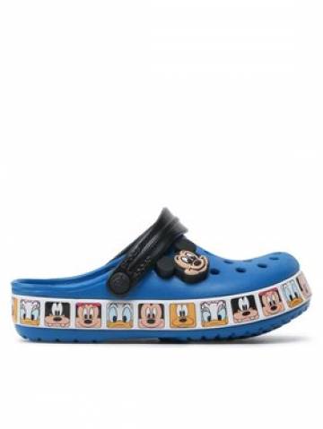 Crocs Шльопанці Fl Mickey Mouse Band Clog T 207718 Голубий Crocs Шльопанці Fl Mickey Mouse Band Clog T 207718 Голубий