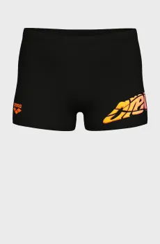 Детские черные плавки LETTERING SWIM SHORT Черный 6 Arena 010864-500