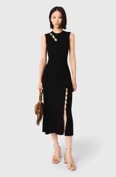 Женское черное платье Черный 38 MAJE MFPRO04535_Black