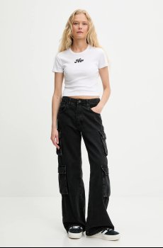 Хлопковая футболка HUGO Delanor_2