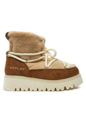 REPLAY Снігоходи Melrose Hair Lace-Up GWF2H.000.C0014S Коричневий REPLAY Снігоходи Melrose Hair Lace-Up GWF2H.000.C0014S Коричневий