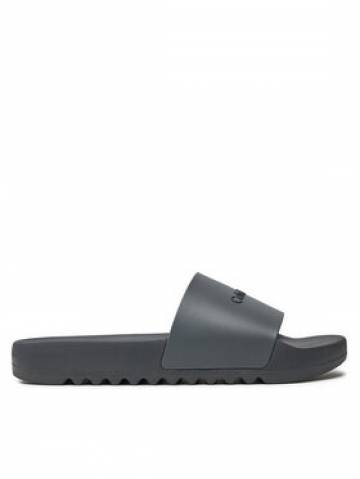Calvin Klein Шльопанці Chuncky Pool Slide Rub HM0HM01063 Сірий Calvin Klein Шльопанці Chuncky Pool Slide Rub HM0HM01063 Сірий
