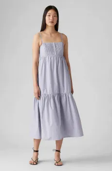 Женский голубой сарафан в полоску Голубой S Levi’s® A7576;0002