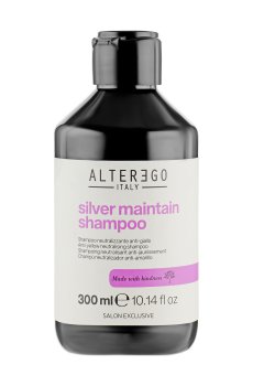 Шампунь Alter Ego Silver Maintain Shampoo для нейтрализации желтизны волос, 300 мл