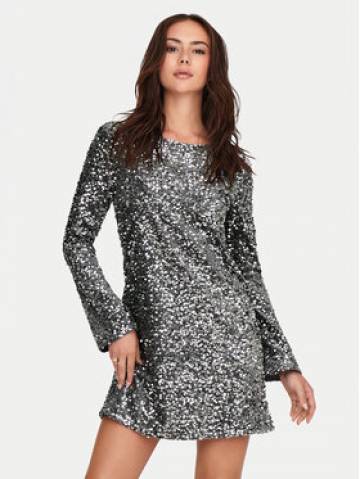 JDY Коктейльна сукня Sara 15337656 Срібний Regular Fit JDY Коктейльна сукня Sara 15337656 Срібний Regular Fit