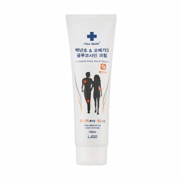 Массажный крем при болях в мышцах и суставах Juno Cha-Skin Glucosamin Prickly Pear & Omega3 с глюкозамином и омега-3, 150 мл Массажный крем при болях в мышцах и суставах Juno Cha-Skin Glucosamin Prickly Pear & Omega3 с глюкозамином и омега-3, 150 мл
