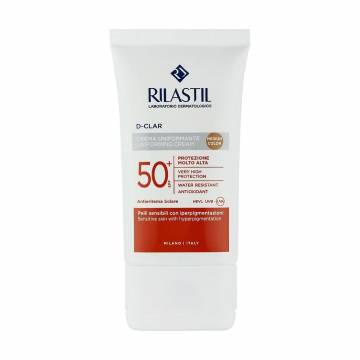 Солнцезащитный крем Rilastil D-Clar Uniforming Cream SPF 50+ Medium для кожи склонной к пигментации, 40 мл Солнцезащитный крем Rilastil D-Clar Uniforming Cream SPF 50+ Medium для кожи склонной к пигментации, 40 мл