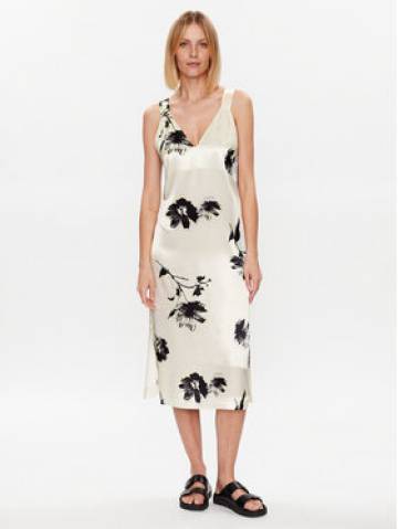Calvin Klein Повсякденна сукня K20K205595 Écru Regular Fit Calvin Klein Повсякденна сукня K20K205595 Écru Regular Fit