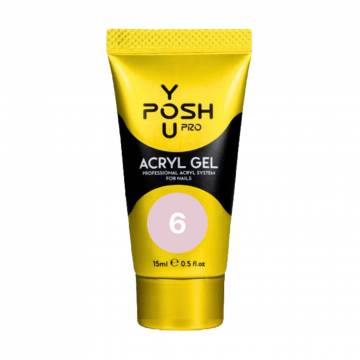 Акрил-гель для ногтей You Posh Acryl Gel 06 Бледно-розовый с шиммерами, 15 мл Акрил-гель для ногтей You Posh Acryl Gel 06 Бледно-розовый с шиммерами, 15 мл