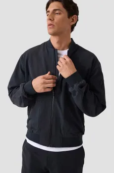 Мужской черный бомбер Черный M Guess Z6YL06.W3487;JBLK
