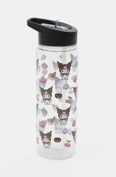 Бутилка зі соломинкою Kuromi - різнобарвний