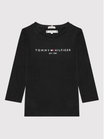 Tommy Hilfiger Блузка Essential KS0KS00202 D Чорний Regular Fit Tommy Hilfiger Блузка Essential KS0KS00202 D Чорний Regular Fit