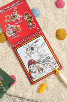 Зошит для малювання водою з ручкою - різнобарвний