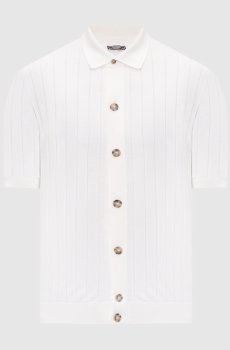 Рубашка цветная айвори с шелком