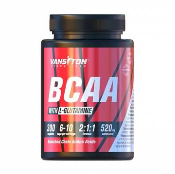 Аминокислота Vansiton BCAA, 300 капсул Аминокислота Vansiton BCAA, 300 капсул