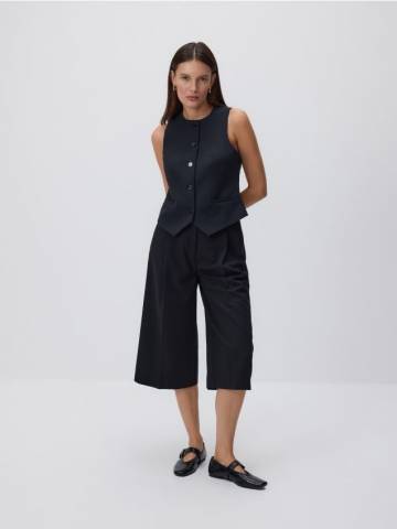 Reserved - LADIES` VEST - чорний - YS468-99X Reserved - LADIES` VEST - чорний - YS468-99X