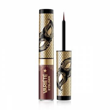 Подводка для глаз Eveline Cosmetics Variete Eyeliner 02 Shiny Brown, 4 мл Подводка для глаз Eveline Cosmetics Variete Eyeliner 02 Shiny Brown, 4 мл