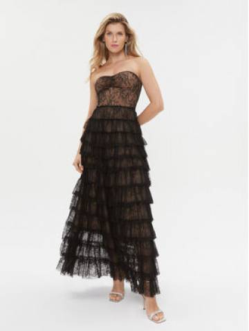 TWINSET Вечірня сукня 232TT2070 Чорний Regular Fit TWINSET Вечірня сукня 232TT2070 Чорний Regular Fit