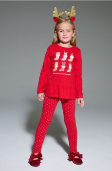 Трикотажний комплект - бордовий