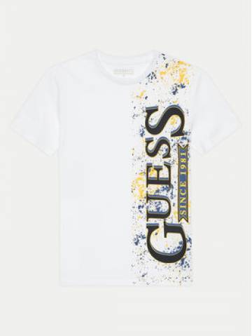 Guess Футболка L4YI35 K8HM4 Білий Regular Fit Guess Футболка L4YI35 K8HM4 Білий Regular Fit
