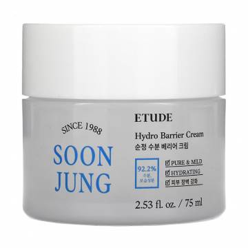Увлажняющий крем для лица Etude House Soon Jung Hydro Barrier Cream, 75 мл Увлажняющий крем для лица Etude House Soon Jung Hydro Barrier Cream, 75 мл