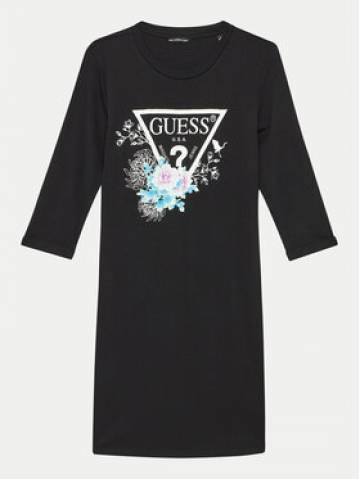 Guess Повсякденна сукня J3YK13 KA6W4 Чорний Regular Fit Guess Повсякденна сукня J3YK13 KA6W4 Чорний Regular Fit