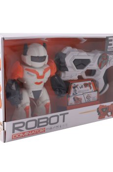 Интерактивная игрушка робот 3 в 1 Robot с игровым пистолетом, от 3 лет (6949359)
