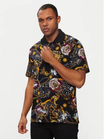 Just Cavalli Поло 75OAG6R0 Чорний Regular Fit Just Cavalli Поло 75OAG6R0 Чорний Regular Fit